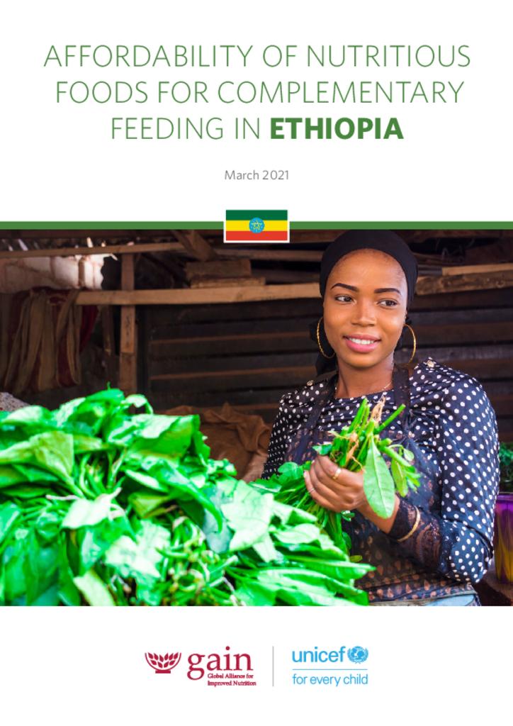 Affordability of nutritious foods for complementary feeding in Ethiopia
