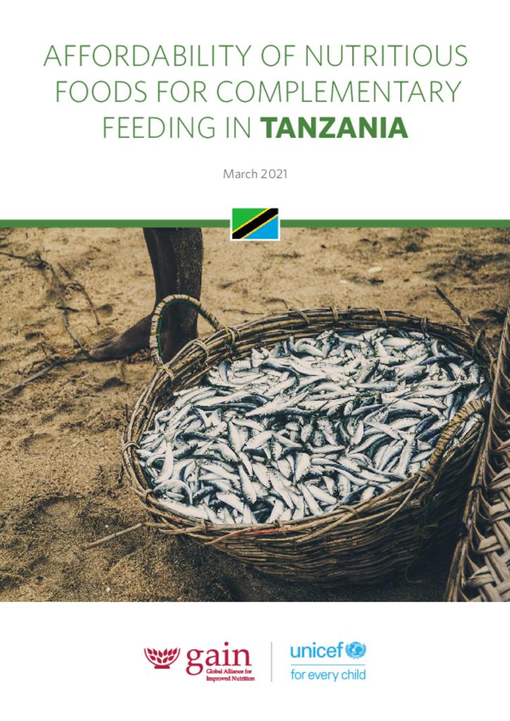 Affordability of nutritious foods for complementary feeding in Tanzania