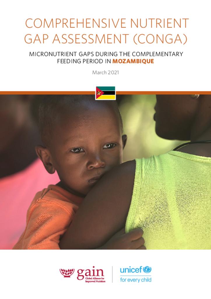 Mozambique: Comprehensive Nutrient Gap Assessment (CONGA): Micronutrient gaps during the…
