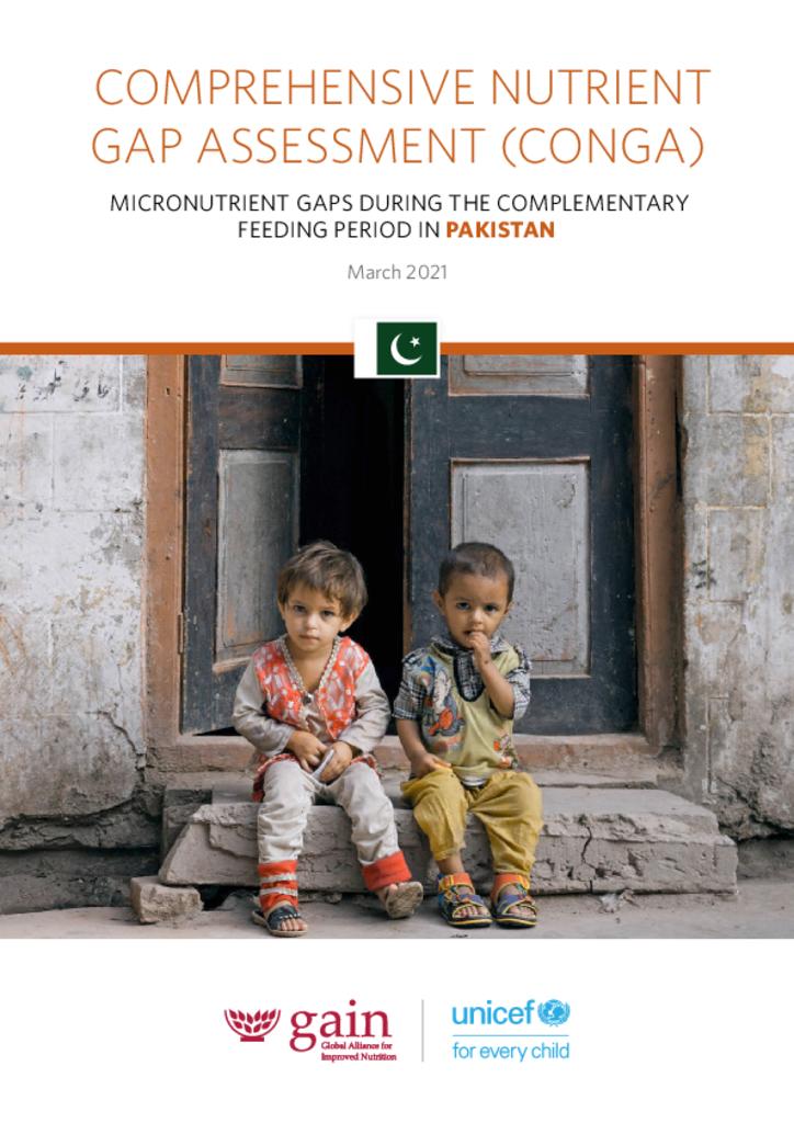 Pakistan: Comprehensive Nutrient Gap Assessment (CONGA): Micronutrient gaps during the…