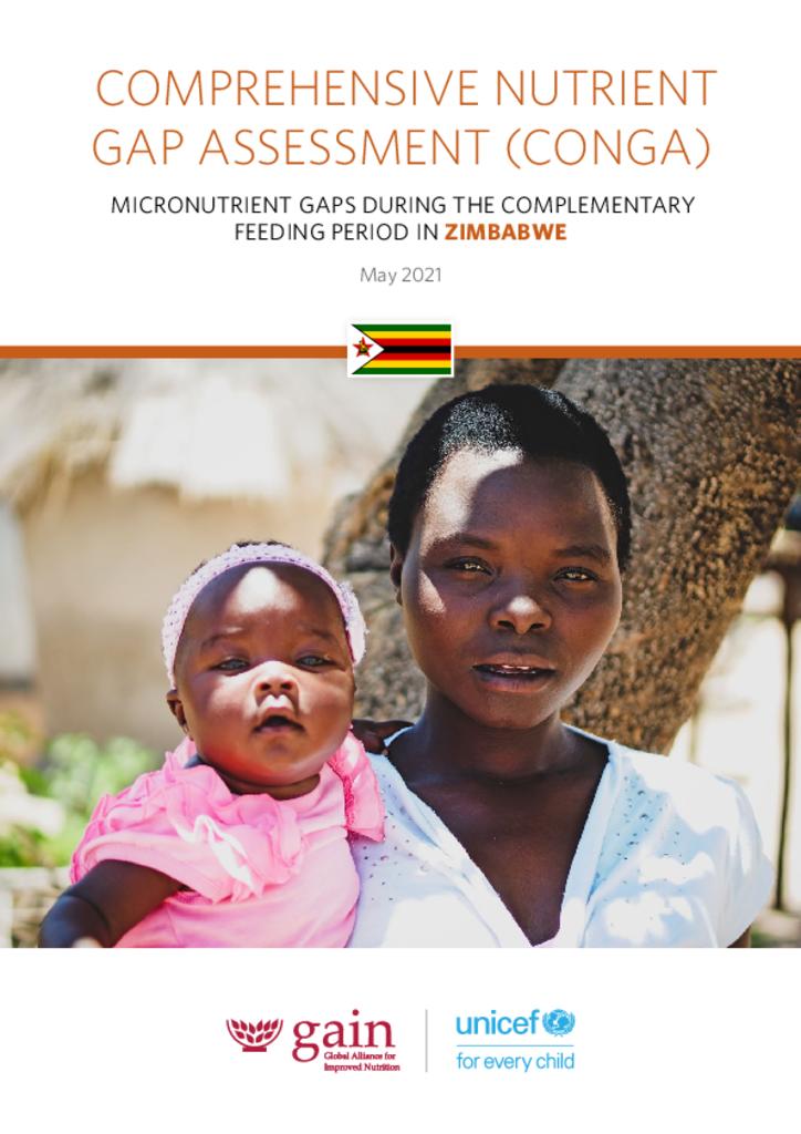 Zimbabwe: Comprehensive Nutrient Gap Assessment (CONGA): Micronutrient gaps during the…