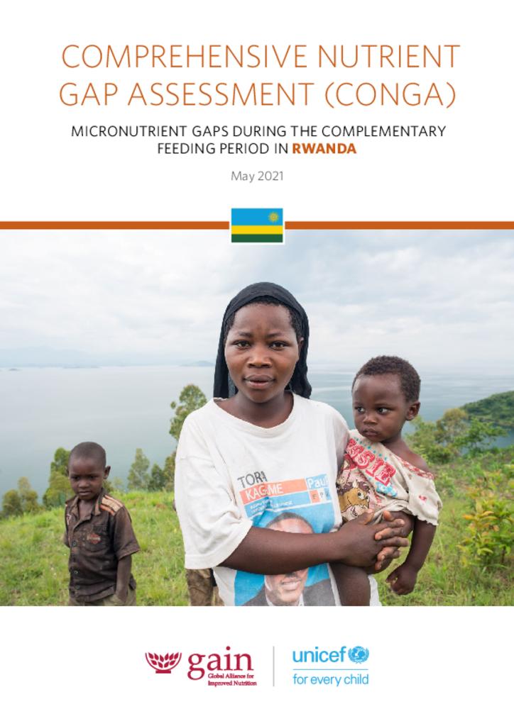 Rwanda: Comprehensive Nutrient Gap Assessment (CONGA): Micronutrient gaps during the…