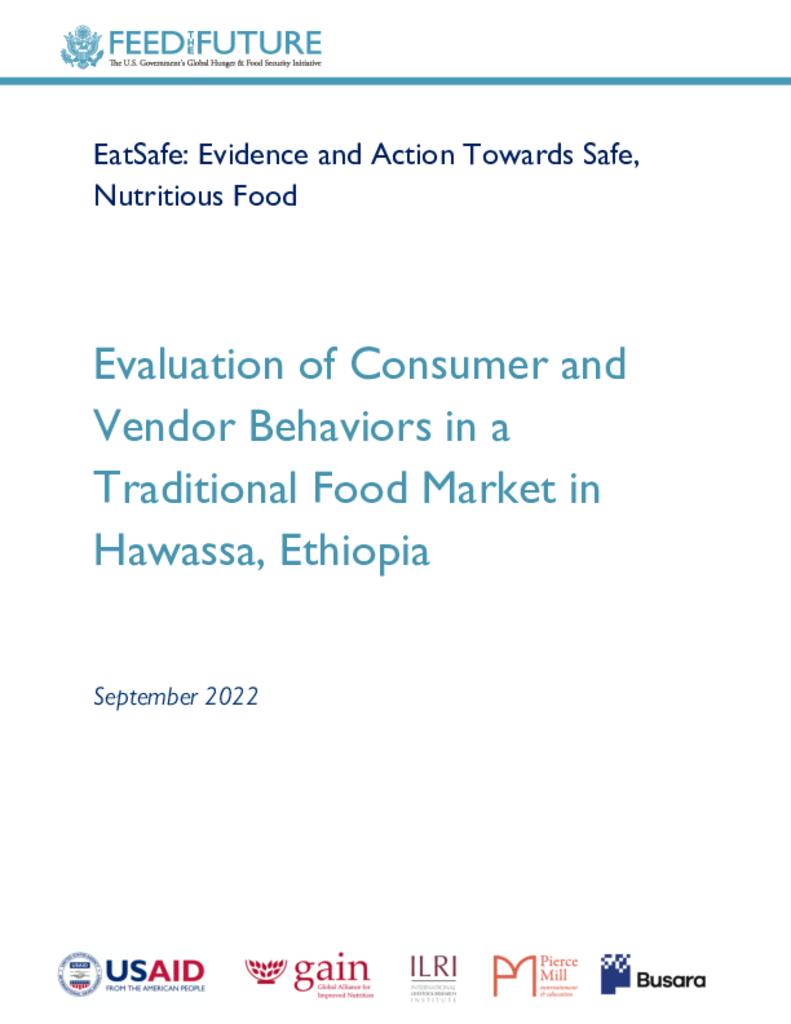 Evaluation of Consumer and Vendor Behaviors in a Traditional Food Market in Hawassa,…