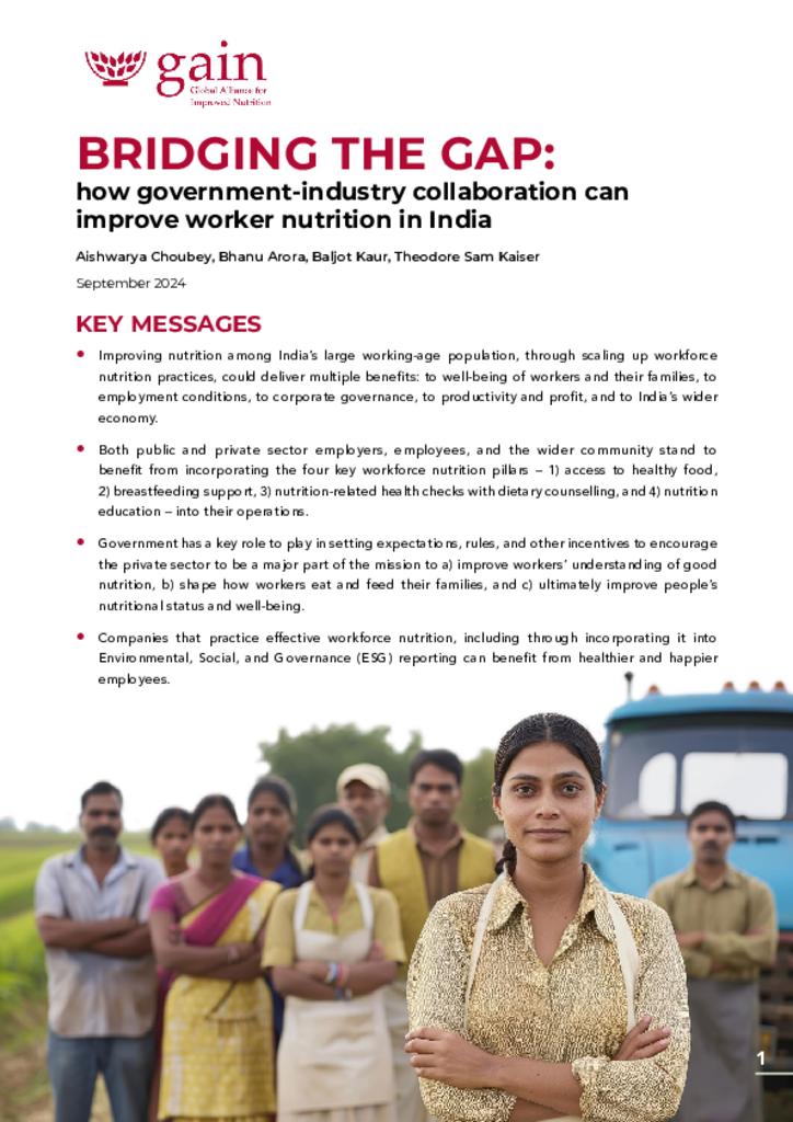 Bridging the Gap_India Policy Brief