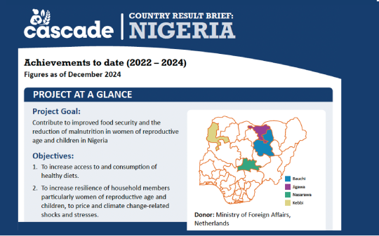 CASCADE Result Brief- Nigeria