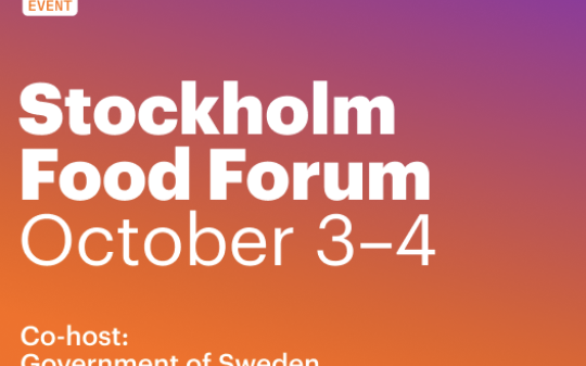 GAIN at Stockholm Food Forum GAIN at Stockholm Food Forum