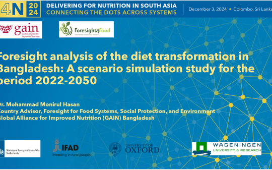 Foresight analysis of diet transformation in Bangladesh_A scenario simulation study_2022-2050​_Monirul Hasan