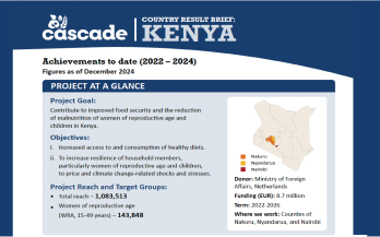 CASCADE Result Brief- Kenya