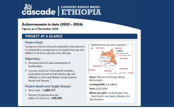 CASCADE Result Brief- Ethiopia