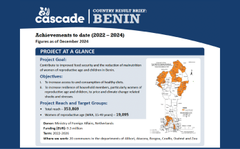 CASCADE Result Brief- Benin